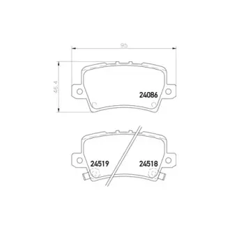 Гальмівні колодки HONDA Civic "R "06-12 HELLA PAGID NP8039