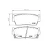 Колодки передние Vitara, X-90 HELLA PAGID NP9007 (фото 1)
