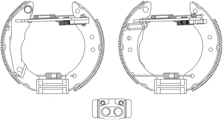 Комплект тормозных колодок HELLA PAGID R0120