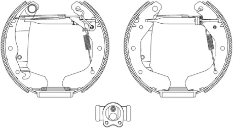 Комплект тормозных колодок HELLA PAGID R0260