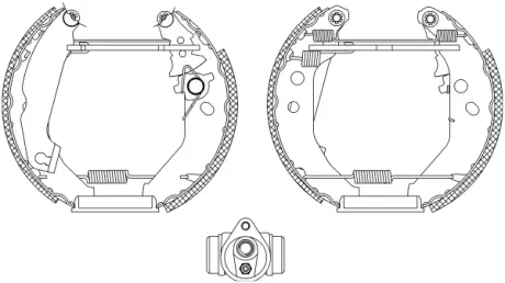 Комплект тормозных колодок HELLA PAGID R0305