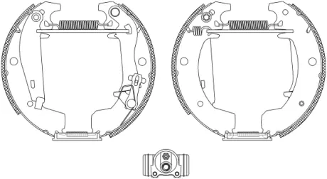 Комплект тормозных колодок HELLA PAGID R0340