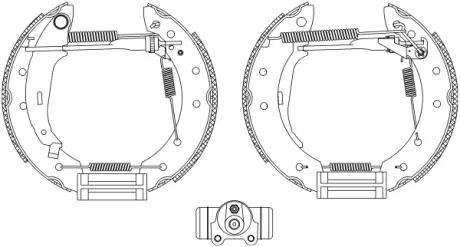 Комплект тормозных колодок HELLA PAGID R0440