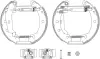 Комплект тормозных колодок HELLA PAGID R0500 (фото 1)