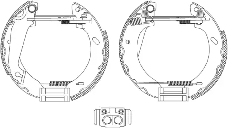 Комплект тормозных колодок HELLA PAGID R0520