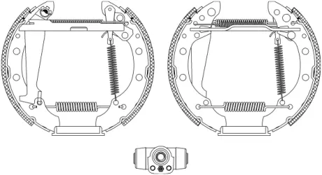 Комплект тормозных колодок HELLA PAGID R0530