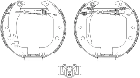Комплект тормозных колодок HELLA PAGID R0545