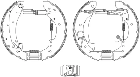 Комплект тормозных колодок HELLA PAGID R0630