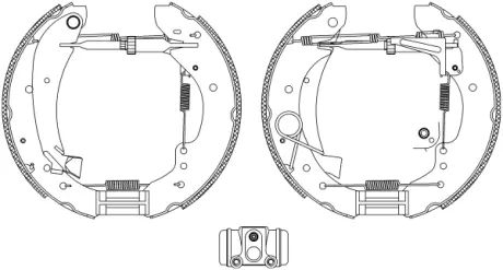 Комплект тормозных колодок HELLA PAGID R0635