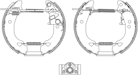 Комплект тормозных колодок HELLA PAGID R0690
