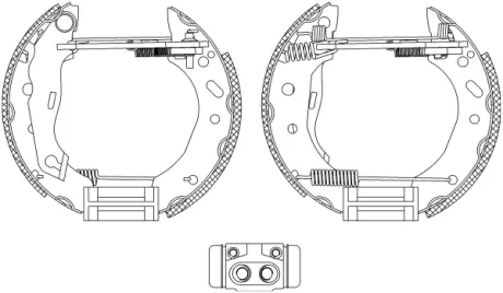 Комплект тормозных колодок HELLA PAGID R0785