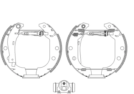Комплект тормозных колодок HELLA PAGID R0900