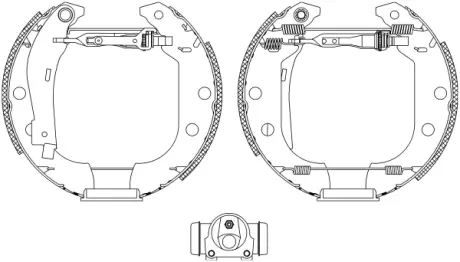 Комплект тормозных колодок HELLA PAGID R0970