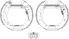 Комплект тормозных колодок HELLA PAGID R1005 (фото 1)