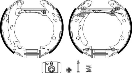 Комплект тормозных колодок HELLA PAGID R1225