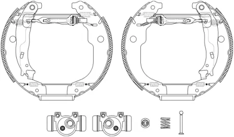 Комплект тормозных колодок HELLA PAGID R1290