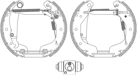Комплект тормозных колодок HELLA PAGID R1293