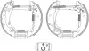Комплект тормозных колодок HELLA PAGID R1296 (фото 1)