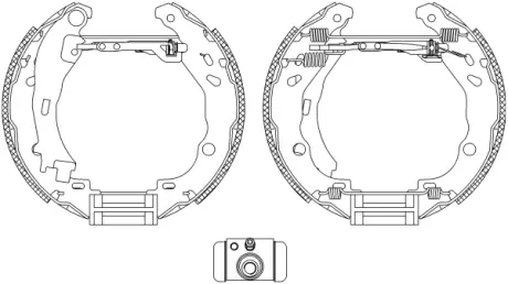 Комплект тормозных колодок HELLA PAGID R1301