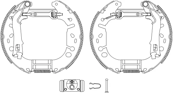 Комплект тормозных колодок HELLA PAGID R1310 (фото 1)