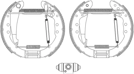 Комплект тормозных колодок HELLA PAGID R1311