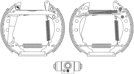 Комплект тормозных колодок HELLA PAGID R1315