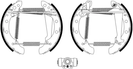 Комплект тормозных колодок HELLA PAGID R1321