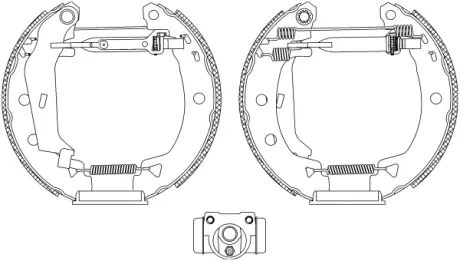 Комплект тормозных колодок HELLA PAGID R1324