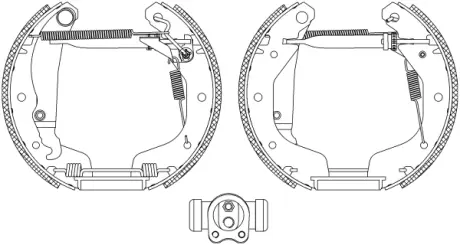 Комплект тормозных колодок HELLA PAGID R1327