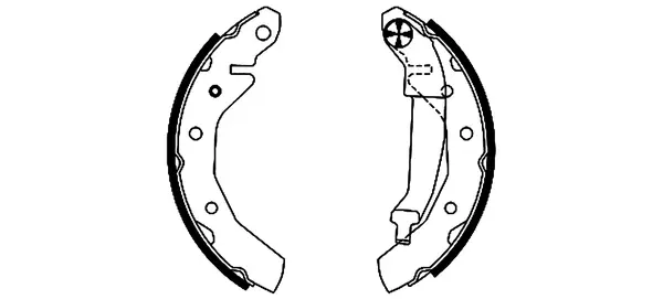 Комплект тормозных колодок HELLA PAGID R1329 (фото 1)
