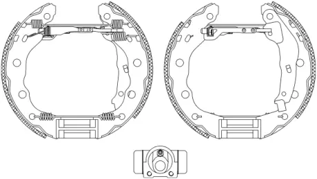 Комплект тормозных колодок HELLA PAGID R1331