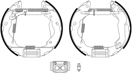 Комплект тормозных колодок HELLA PAGID R1333