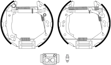 Комплект тормозных колодок HELLA PAGID R1334