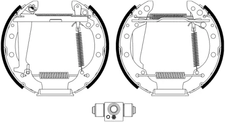 Комплект тормозных колодок HELLA PAGID R1336