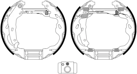 Комплект тормозных колодок HELLA PAGID R1341