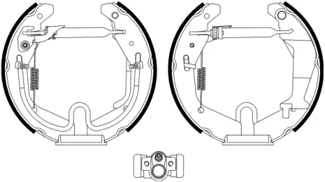 Комплект тормозных колодок HELLA PAGID R1343