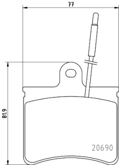 Комплект тормозных колодок, дисковый тормоз HELLA PAGID T0115