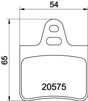 Комплект тормозных колодок, дисковый тормоз HELLA PAGID T0150