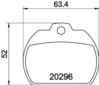 Комплект тормозных колодок, дисковый тормоз HELLA PAGID T0205