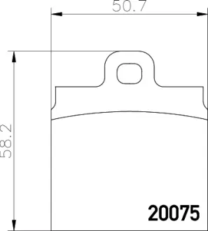 Комплект тормозных колодок, дисковый тормоз HELLA PAGID T0448