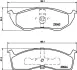 Комплект тормозных колодок, дисковый тормоз HELLA PAGID T1100 (фото 1)