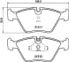 Комплект тормозных колодок, дисковый тормоз HELLA PAGID T1116 (фото 1)