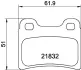 Комплект тормозных колодок, дисковый тормоз HELLA PAGID T1123 (фото 1)