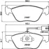 Комплект тормозных колодок, дисковый тормоз HELLA PAGID T1166 (фото 1)