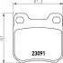 Комплект тормозных колодок, дисковый тормоз HELLA PAGID T1206 (фото 1)