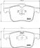 Комплект тормозных колодок, дисковый тормоз HELLA PAGID T1247 (фото 1)