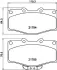 Комплект тормозных колодок, дисковый тормоз HELLA PAGID T1251 (фото 1)