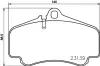 Комплект тормозных колодок, дисковый тормоз HELLA PAGID T1291 (фото 1)