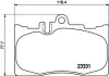 Комплект тормозных колодок, дисковый тормоз HELLA PAGID T1294 (фото 1)