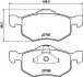Комплект тормозных колодок, дисковый тормоз HELLA PAGID T1322 (фото 1)